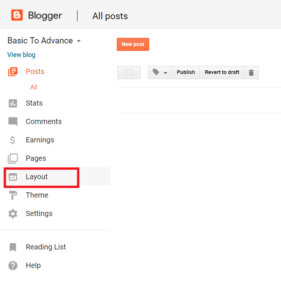 Share Blogger content on other sites