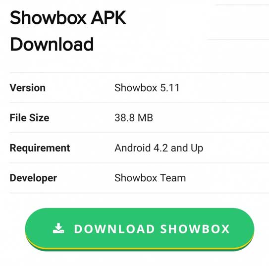 How to download Showbox on android