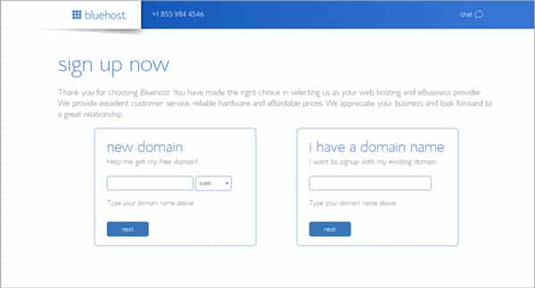 Bluehost web hosting