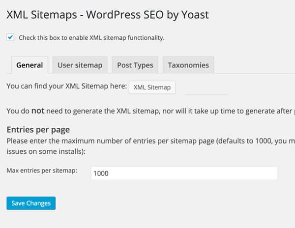 submit sitemap to google