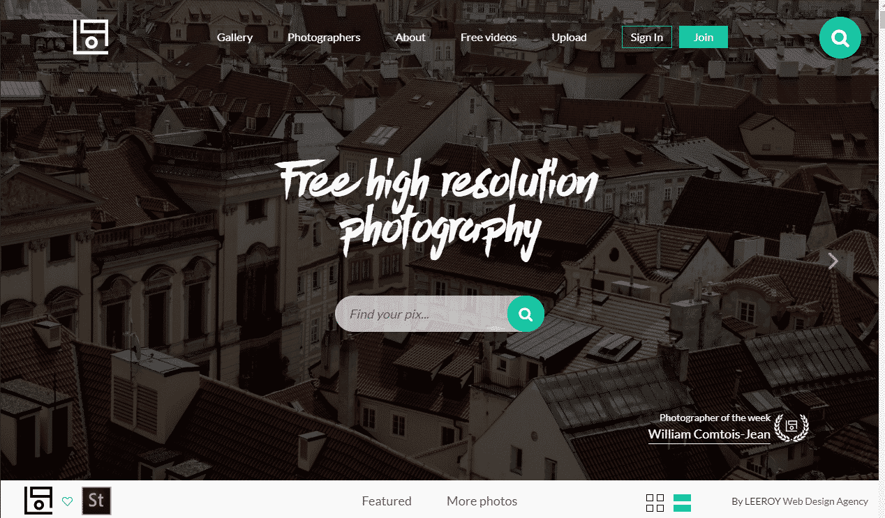 Websites for free Stock Images