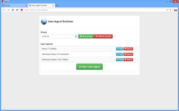 essential SEO browser extensions: use agent switcher