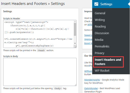  headers footers page