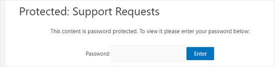 password-protected
